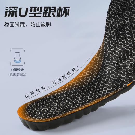 【粉丝专属❗️黑科技石墨烯鞋垫】4D云科技软，更轻更软，如踩云端！抗jun防臭按摩舒适吸汗透气高弹减震运动休闲户外健身 商品图2