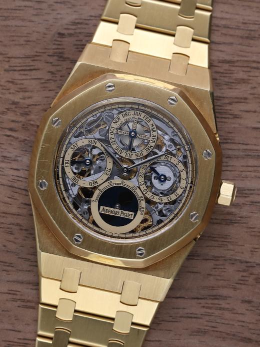 爱彼25829BA.OO.0944BA.01 金镂空万年历 商品图1