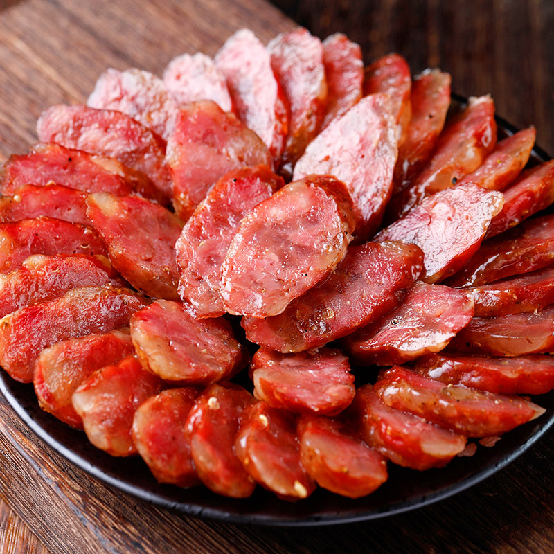 【麻味十足❗️口感醇香】广味香肠400g麻辣四川特产藤椒味川味烟熏腊肠农家自制麻辣肠腊肉。jd