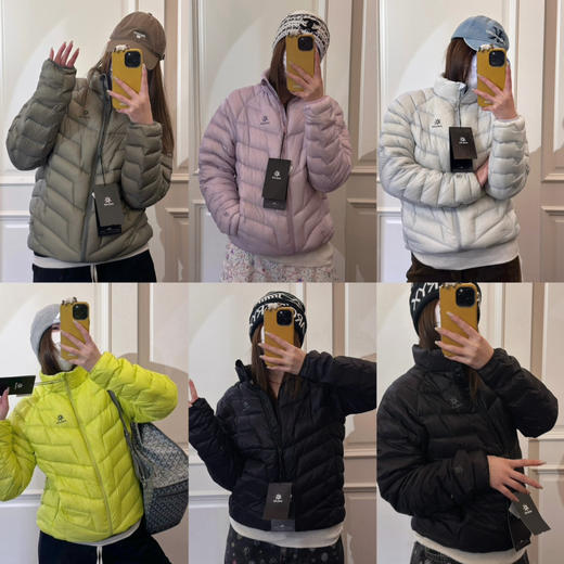 独家亏本福利清仓‼️𝐤𝐚𝐢𝐥𝐚𝐬 𝐆𝐓 𝐳𝐞𝐫𝐨立领羽绒服男女款 90%白鸭绒 朵绒❗️充绒量80-100g❗️亏清不tui换 商品图2