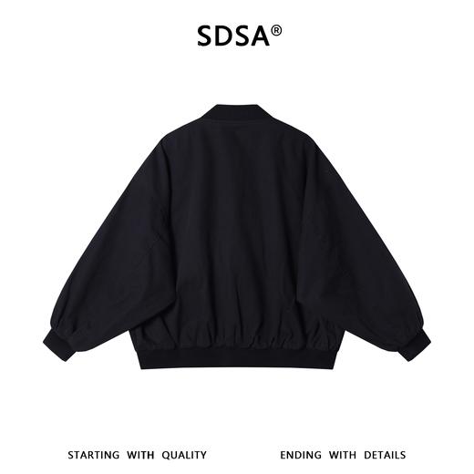 SDSA男装2026新款高贵轻奢美式纯色拉链棒球领夹克外套百搭时尚 商品图4