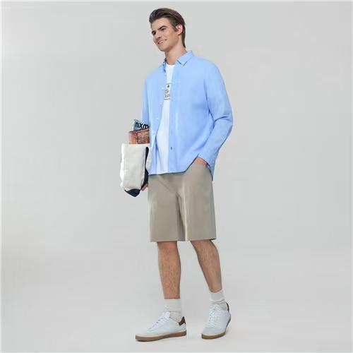 佐丹奴男装26年新款全面平纹衬衫01046037 商品图2