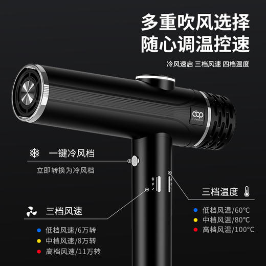 ABP高速吹风机H12/专业沙龙发型师专用负离子护发大功率发型师吹风机 商品图2