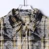 SDSA男装2026新款高贵轻奢美式复古扎染撞色格纹格子长袖衬衫百搭 商品缩略图1