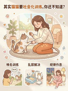猫咪社会化训练✅新手必看‼