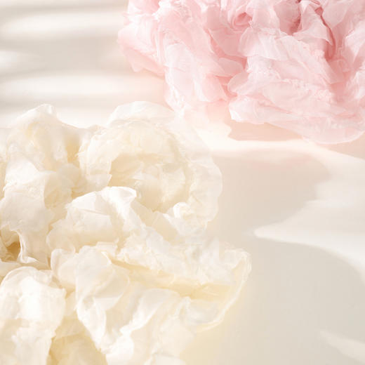 三彩2026新款法式蓬松网纱发圈泡芙氛围感浪漫甜柔通勤约会轻盈女 商品图2