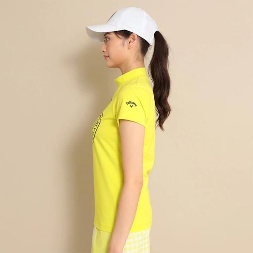 Callaway卡拉威高尔夫女装夏季 徽章印花半高领T恤短袖  时尚运动 商品图5