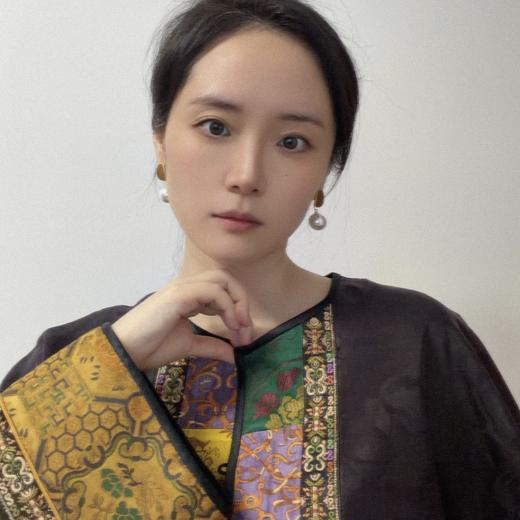 【咕咕同款】NANSONGSILK/NS新中式【金玉堂】香云纱圆领高级新中式宽松刺绣长袖外套M1D539735X南宋 商品图5