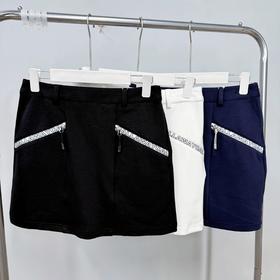 Callaway高尔夫女士 字母条纹短裙 UPF50防晒 百搭