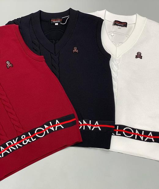 M&L家新款秋冬男女同款浮雕立体💀针织背心来了！这款骷髅头真的是太火了 ！！！特别是这款背心真的一眼就爱！🇰🇷客户出了几次货都没有剩余，好不容易抢到一批现货，100%高密进口尼龙功能纱线! 商品图1