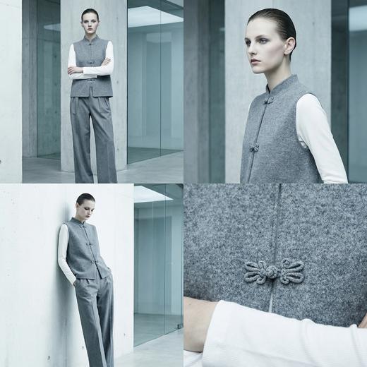 【咕咕同款】PALUOPO/PL复古盘扣马甲ET23189R-A/约重195g帕罗 商品图2