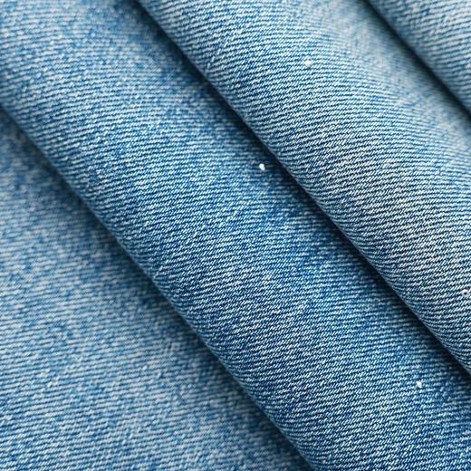 「高货wl」全新升级【铂金会员293/天猫389/差价96】(05559)洛诗琳满天星烫钻磨白牛仔裤2026春季新款宽松阔腿牛仔裤 商品图3