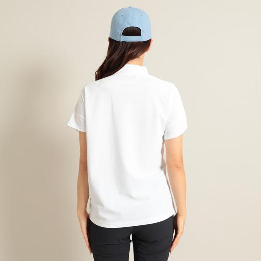 Callaway 高尔夫女士 蝴蝶结绑带不规则收腰短袖 宽松半高领 吸水速干 商品图4