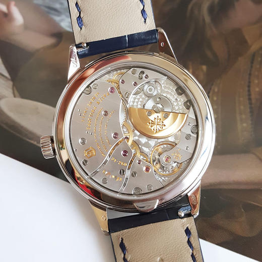 【95新】PATEK PHILIPPE 百达翡丽5235G-001自动机械机芯（PP印记）日期、星期、月份显示；年历 40.5MM（男款）复杂功能时计系列 18K白金100126NJ05 商品图9
