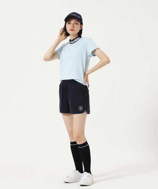 Jack Bunny 高尔夫 女款 字母logo编织高领短袖T恤 弹力透气 商品图5