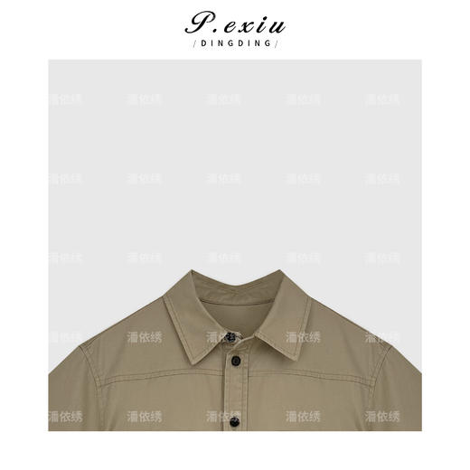 04-3潘依绣丁丁宠粉时尚复古设计工装风连衣裙Q19311 商品图2