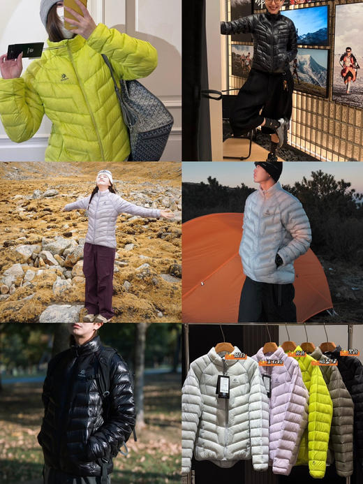 独家亏本福利清仓‼️𝐤𝐚𝐢𝐥𝐚𝐬 𝐆𝐓 𝐳𝐞𝐫𝐨立领羽绒服男女款 90%白鸭绒 朵绒❗️充绒量80-100g❗️亏清不tui换 商品图1