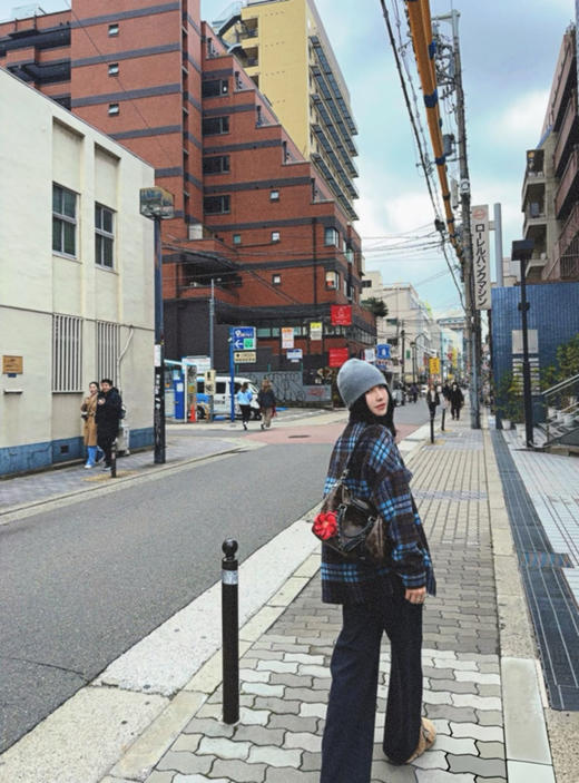 磨毛厚衬衫韩系格子外套 商品图11