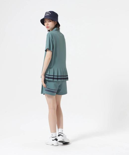 Jack Bunny 高尔夫女士 背面百褶设计速干透气polo领短袖衬衫 商品图7