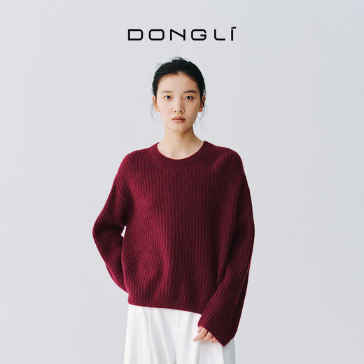 东黎 • 复苏的呼吸 物候已新 女士柔软亲肤春秋百搭圆领套衫 6021 商品图2