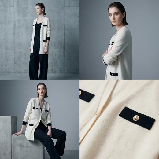 【咕咕同款】PALUOPO/PLV领女开衫ET23865R-A/约重375g帕罗 商品图1