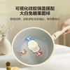 【IP联名】大白兔IP联名系列不粘炒锅（含玻璃盖）多尺寸可选-赠硅胶铲环保购物袋 商品缩略图1