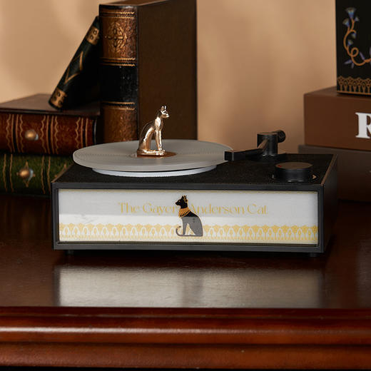 大英博物馆 安德森猫系列香薰仿黑胶唱片机蓝牙音响 商品图1