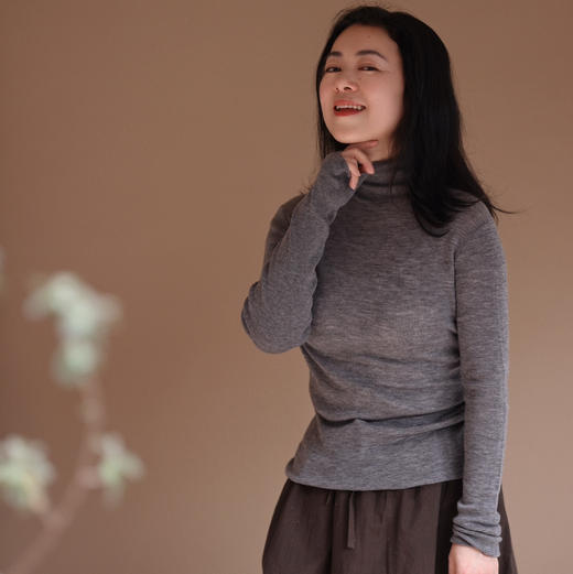 The verse 水溶羊毛打底衫 商品图2