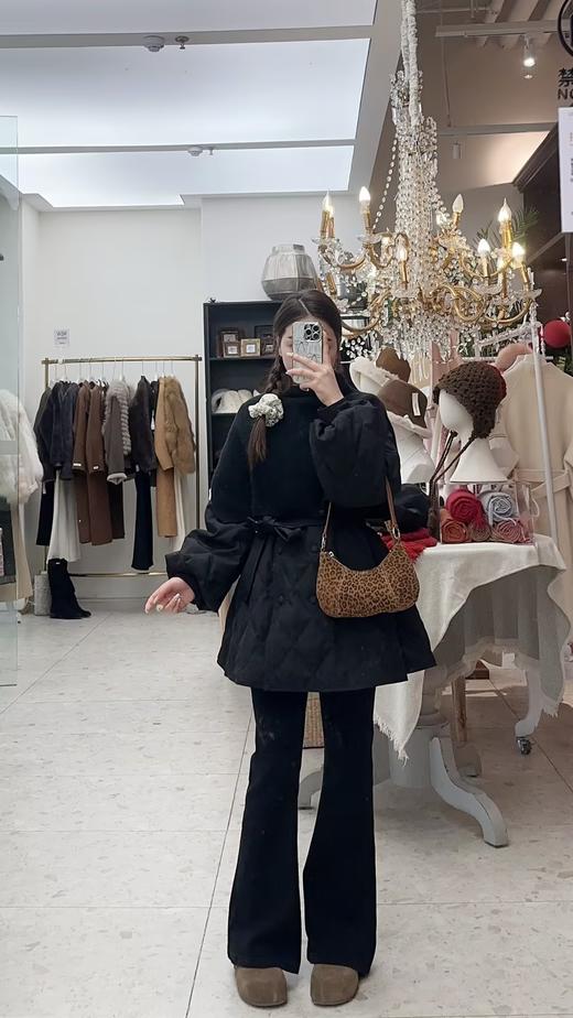 【门店同款】ENJOY冬季“暖冬软糖”针织围脖收腰羽绒服 168643181 商品图3