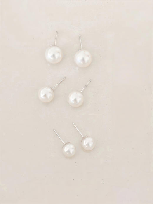 【新年优惠特价】AKOYA珍珠耳针 ·18k金镶嵌海水珍珠耳针 商品图2