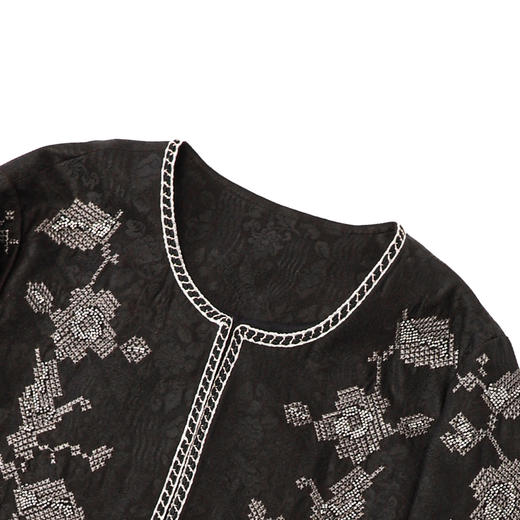 ³【南宋男姐同款圆领复古外套】100桑蚕丝 529319 XN03-SD-NSSF 商品图3