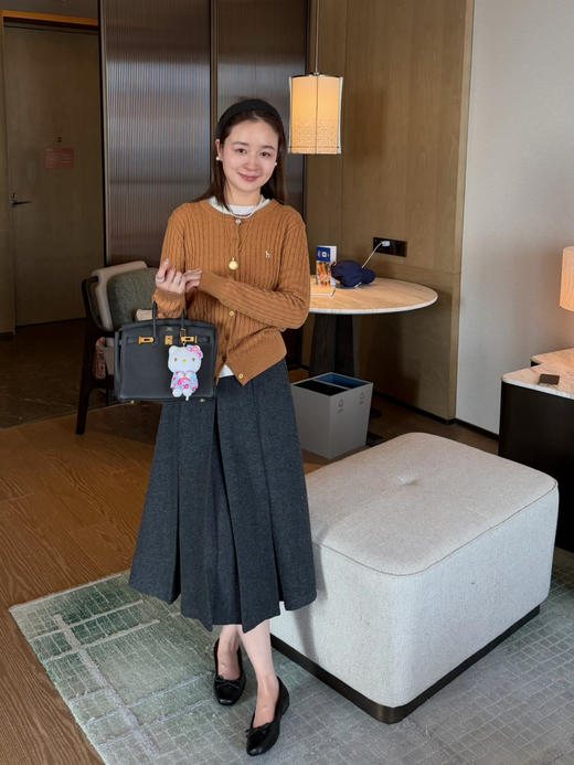 2602103     厚羊毛 百褶裙 A子版型 遮肉百搭 商品图5