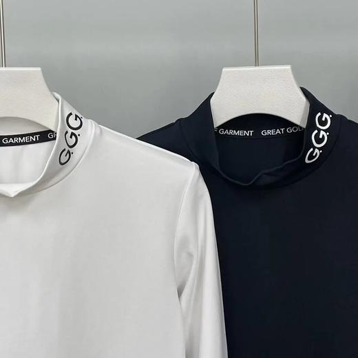GGG 高尔夫 女士 经典长袖高领衫 光滑小高领T恤 运动休闲修身 商品图2