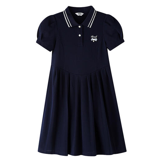 女童翻领短袖连衣裙夏季新款安奈儿童装EG623528 商品图6