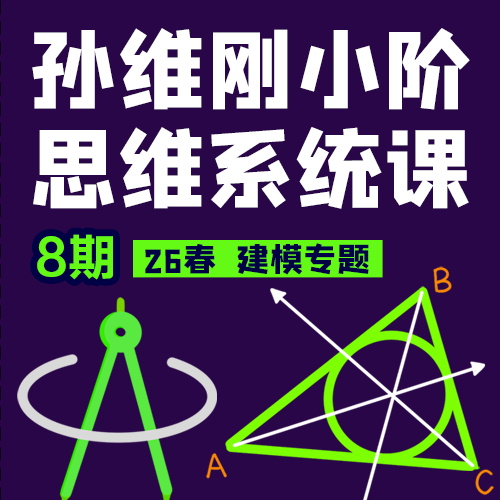 孙维刚小阶思维系统课8期