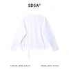 SDSA男装2026新款高贵轻奢韩版设计感纯色圆领长袖头像宽松百搭 商品缩略图4