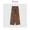 04-1潘依绣丁丁宠粉复古竖条纹松紧腰抽绳阔腿休闲裤Q1564 商品缩略图1