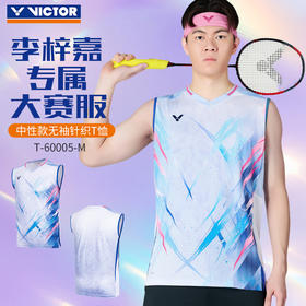 VICTOR威克多羽毛球服李梓嘉专属大赛服短袖T恤速干运动服T-60005
