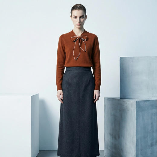 【咕咕同款】PALUOPO/PLV领女衫ET20283R-C/约重238g帕罗 商品图8