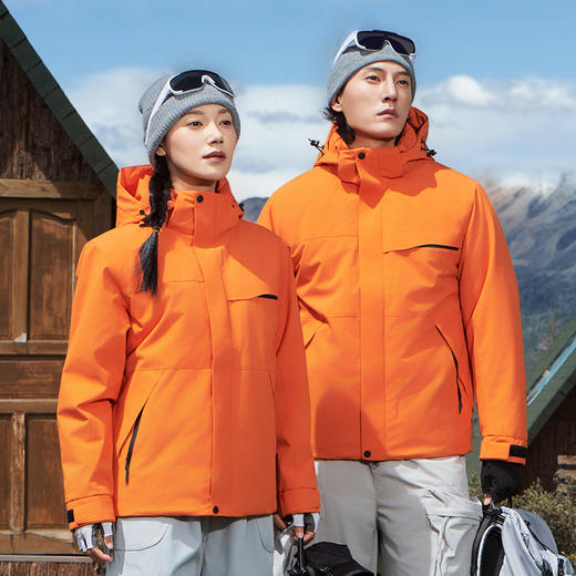 专柜同款·羊毛棉外套 石墨烯蓄热·三防耐磨·立体剪裁 男女同款7色可选【黑色2XL预售30天】 商品图3