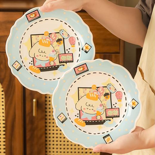 【烘焙小羊系列餐具】可爱陶瓷餐具礼盒装卡通家用单人碗盘套装节日送礼 商品图5