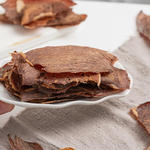 即食风干牛肉脆片|（原味、孜然味）产地：呼伦贝尔草原黄牛，散养1年半以上，传统工艺风干，保留牛肉原香，超薄香脆。100克/桶⭐️顺丰快递 商品图5