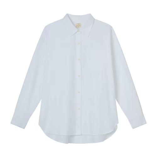 佐丹奴女装26年新款全棉牛津纺宽松衬衫05346010 商品图2