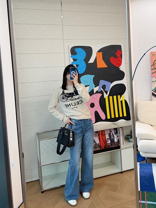 赛琳 最新款微喇牛仔裤(KX*MM) 商品图5