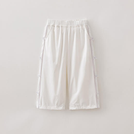 马克珍妮甜酷蝴蝶结女童轻弹速干裤2026年春装新款560270 商品图2