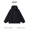 SDSA男装2026新款高贵轻奢百搭简约拼接纯色拉链立领连帽夹克时尚 商品缩略图0