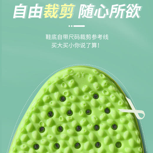 【粉丝专属❗️艾草除臭bosst鞋垫】草本精华，净味新升级，爆米粒科技更舒适！男女超软踩屎感运动减震透气吸汗防臭防痛高弹舒适夏季 商品图3