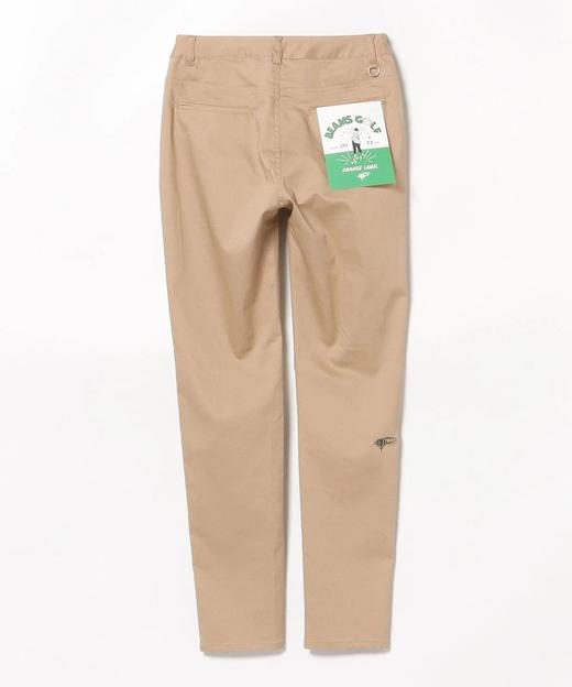 BEAMS 高尔夫女士 ORANGE LABEL/US系列弹力裤修身直筒长裤斜纹布 商品图4