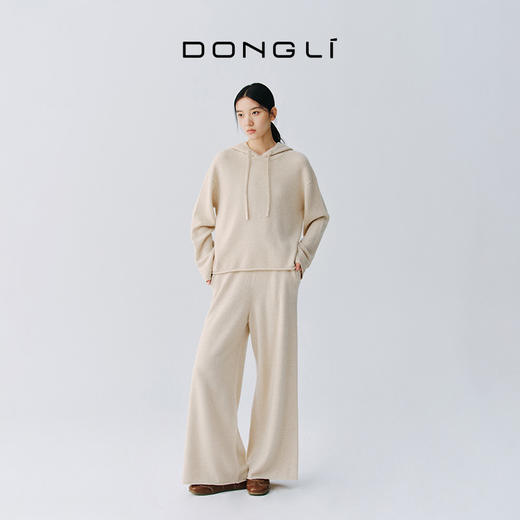 东黎 • 复苏的呼吸 春日游望 山羊绒女士万能阔腿裤 6145 商品图6