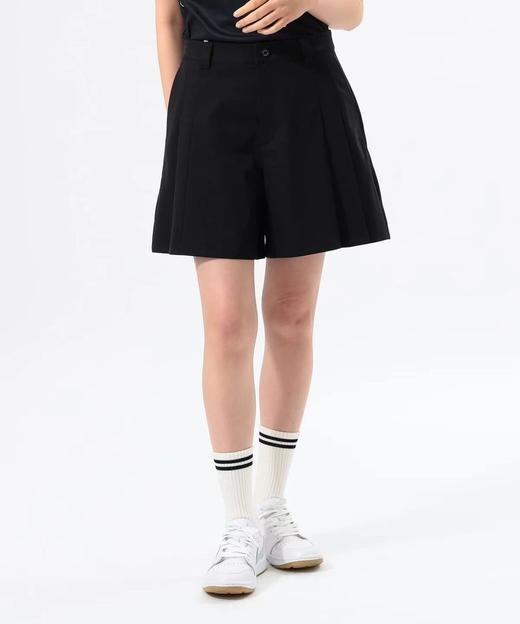 BEAMS 高尔夫 女士  双侧百褶设计 橙标裙裤 宽松运动短裤 商品图0